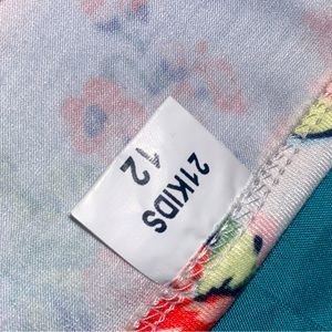 Floral print girls dress